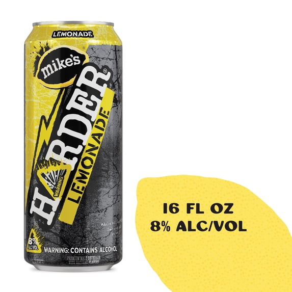 Mike's Harder Lemonade Original, 16 fl oz Can, 8% ABV