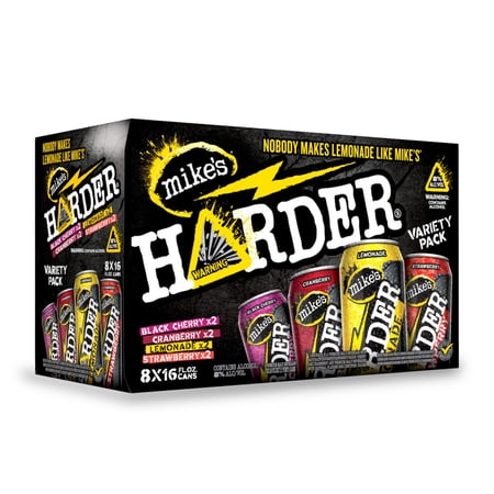 Mike's Harder Lemonade Variety pack, 8 pack, 16 fl oz Cans, 8% ABV