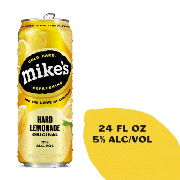Mike's Hard Lemonade Original, 24 fl oz Can, 5% ABV
