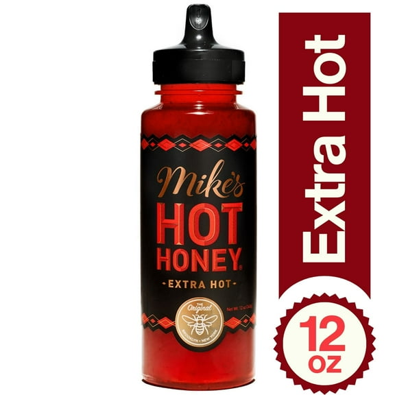 Mike's Hot Honey Extra Hot Honey with a Kick! Gluten-Free and Paleo, 12 oz