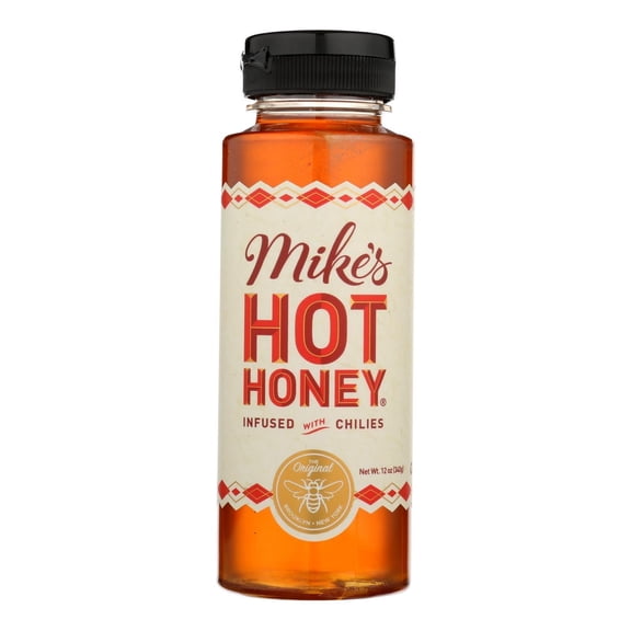 MIKES HOT HONEY - Spicy Honey Infused with Chilies - 12 Oz, Case of 6