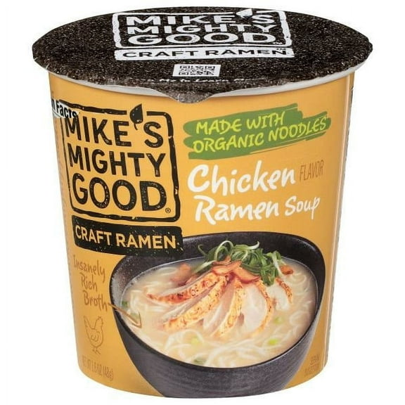 Mike's Mighty Good Ramen Soup Chicken Flavor 1.6 oz (Pack of 6)