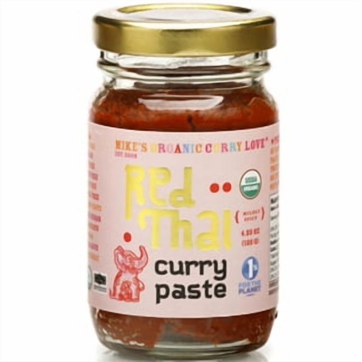 Mike's Organic Curry Love - Curypste Organic Red Thai Mld - Case Of 6-4.23 Oz