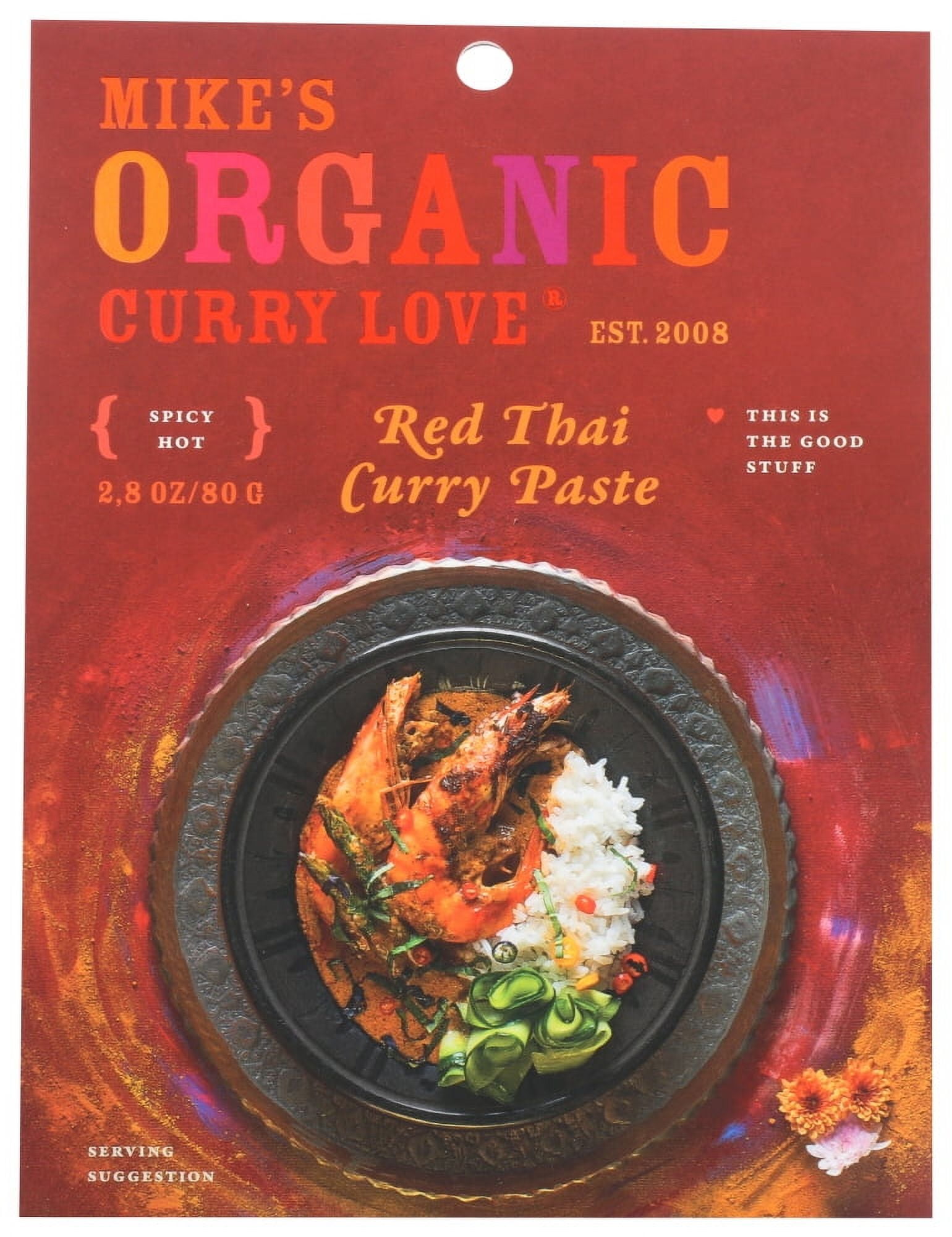 Mike's Organic Curry Love, Red Thai Curry Paste, 2.8 oz