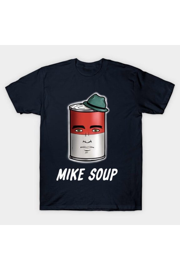 Mike's Soup Funny Parody Of A Name And A Bowl Of Soup Graphic Humor Design Unisex T-Shirt