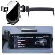 MikeHam Car Phone Holder for BMW X5/X6 Auto Accessories [Only for 2014-2018 X5 & 2015-2019 X6 Screen] [Auto Lock Hands Free Cell Phone Mount Car fits for iPhone & All Smartphones]