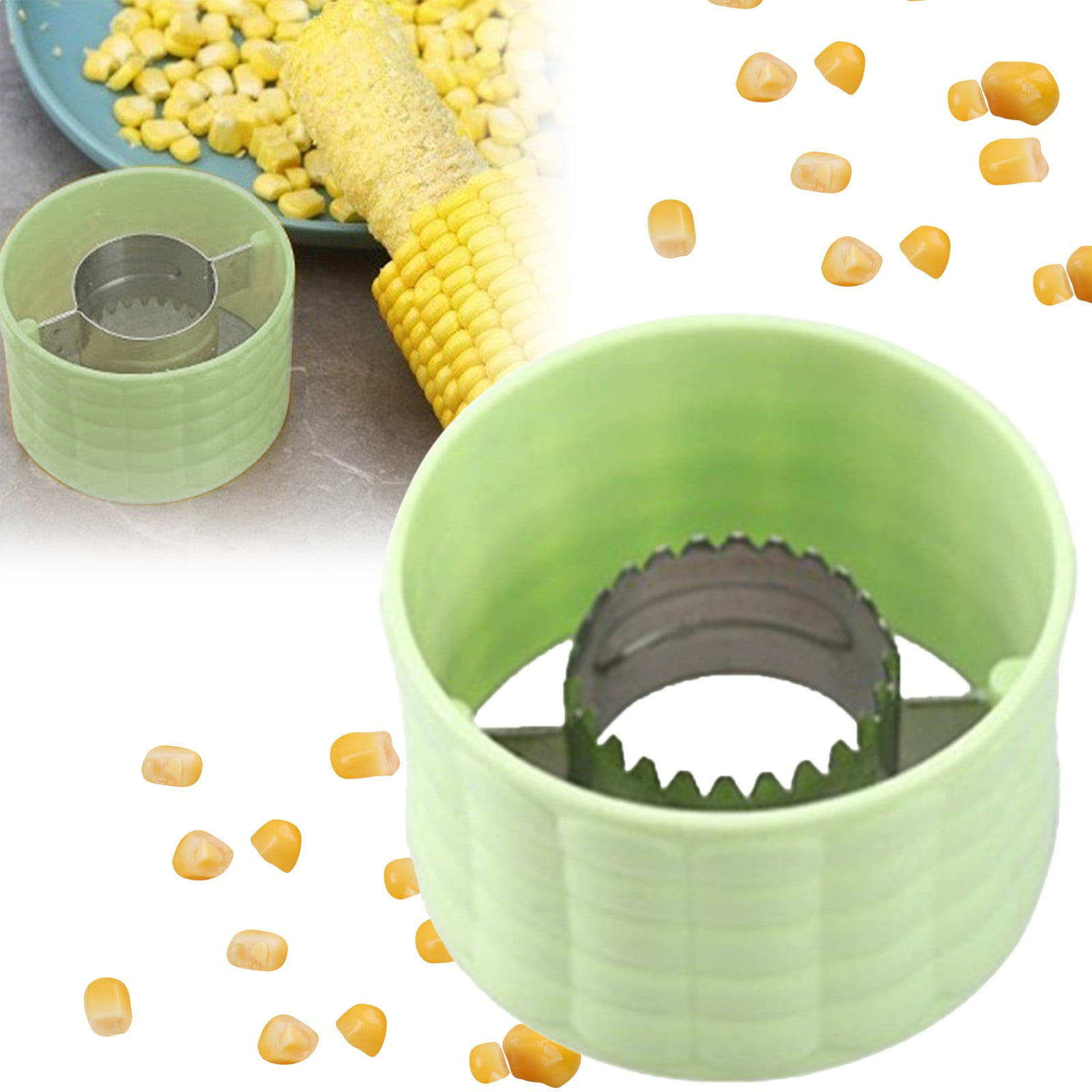 Mikease Corn Husker Stainless Steel Corn Planer Household Corn Planer