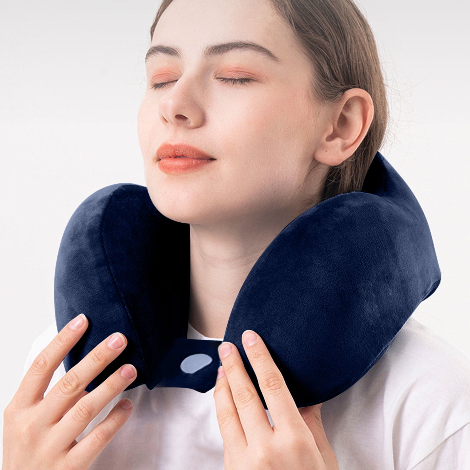Mikease Luggage L3 Memory Foam Large U Shape Travel Pillow Neck and