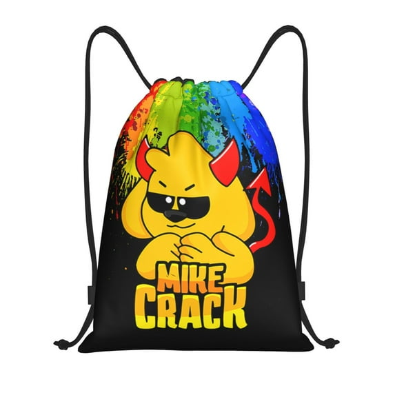 Mikecrack Drawstring Bags Unisex Drawstring Back-pack Daypack Sports Gym Bag Outdoor
