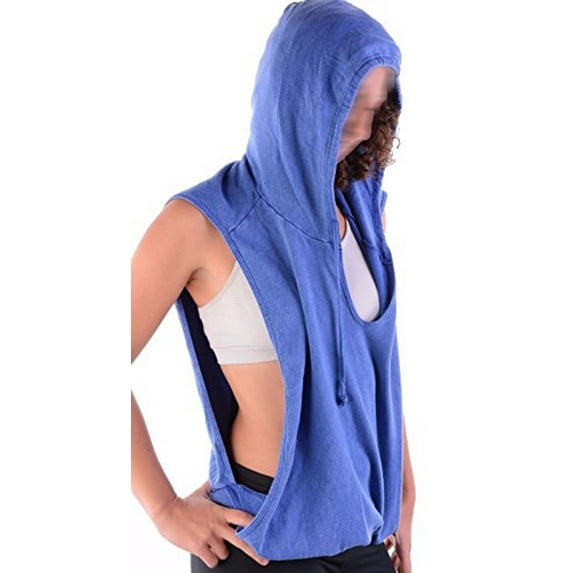 Miken Flow Blue Garment Mineral Wash Hooded Sweatshirt