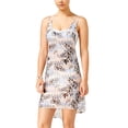 thumbnail image 1 of Miken Swim Pink Blue Palm-Print Strappy Back Tank Cover-Up S, 1 of 3
