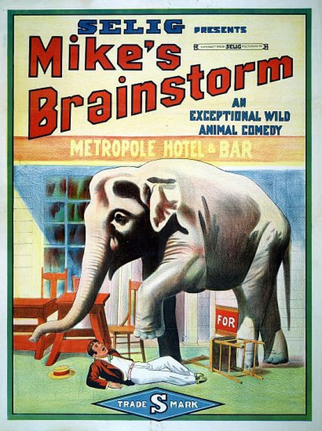 Mikes Brainstorm Selig Movie Canvas Art - (24 x 36)