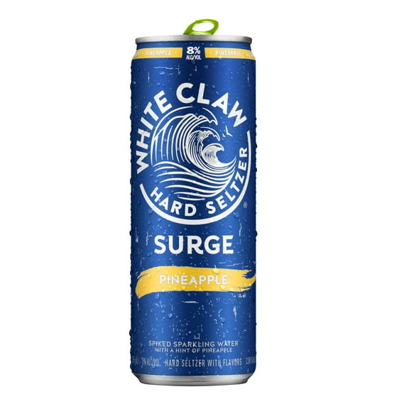White Claw Surge Hard Seltzer Pineapple, 19.2 fl oz Can, 8% ABV