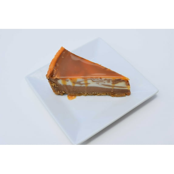 Mikes Pies Sea Salt Caramel 10 Cut Cheesecake -- 2 per case.