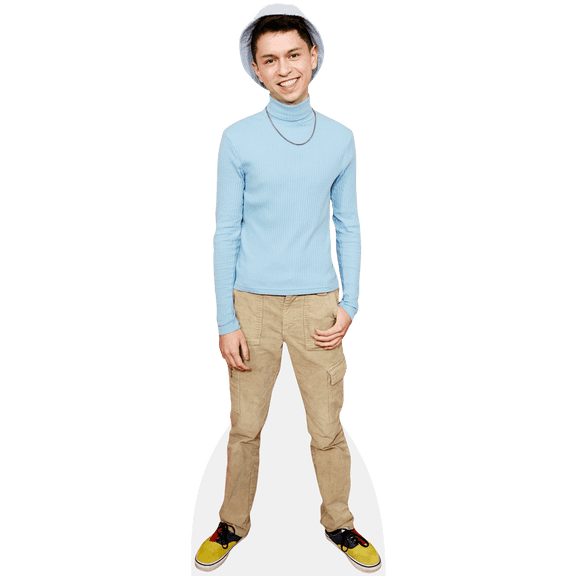 Mikey Angelo (Blue Top) Life Size Cutout. Standee.