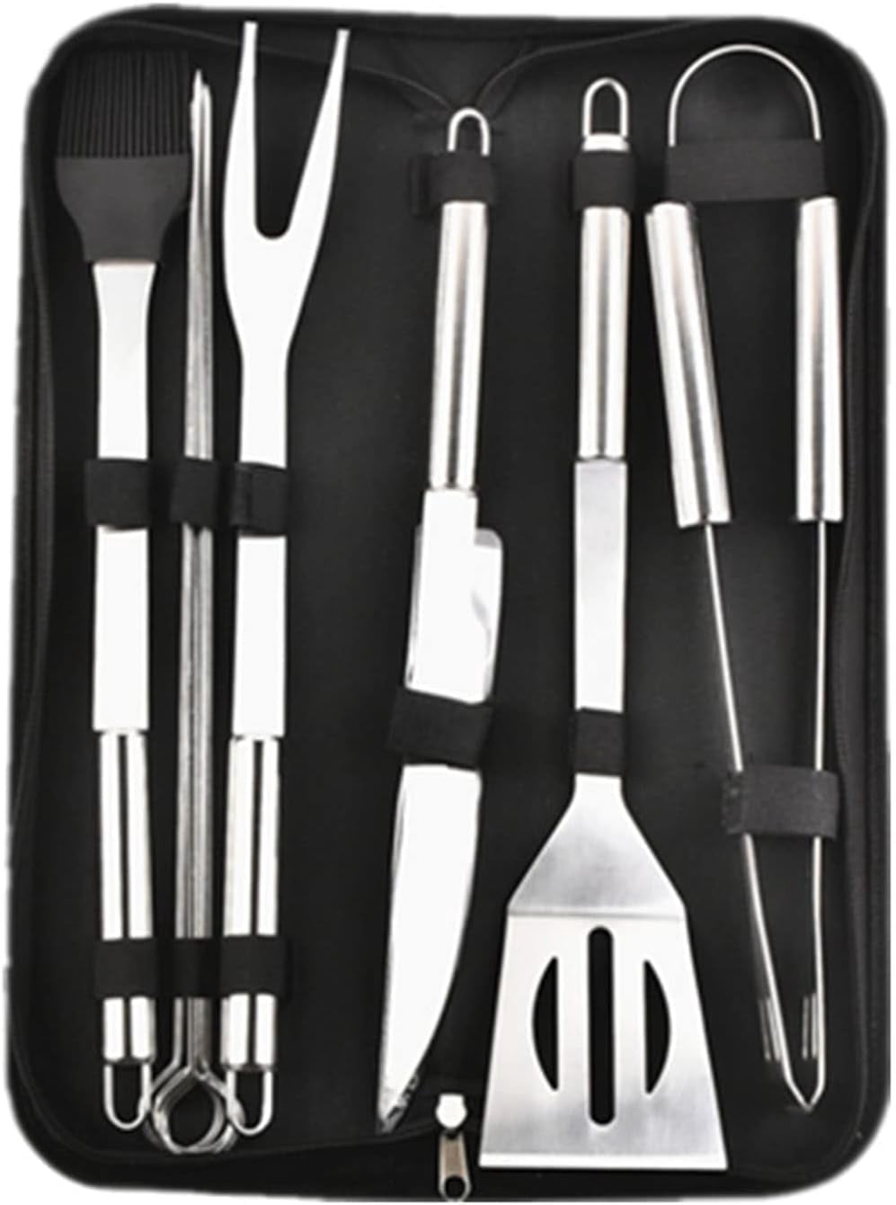 Mikhai BBQ Utensil Set Stainless Steel Professional Barbecue Accessories Grill Tool with Bag Easy to Carry