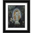 thumbnail image 1 of Mikhail Nesterov 2x Matted 20x24 Black Ornate Framed Art Print 'Descent into Hell', 1 of 2