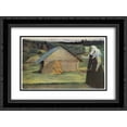 thumbnail image 1 of Mikhail Nesterov 2x Matted 24x20 Black Ornate Framed Art Print 'Summer', 1 of 2