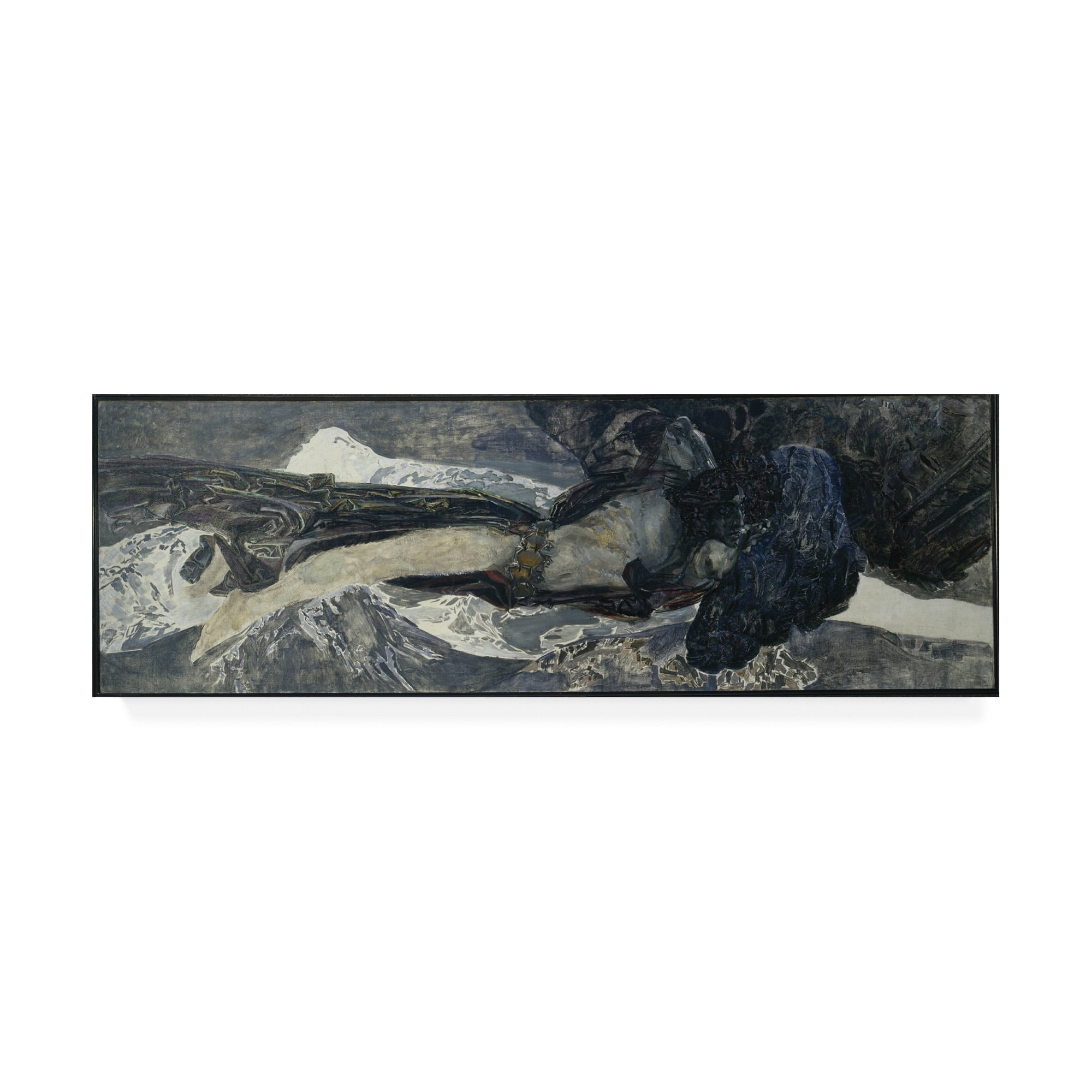 Mikhail Vrubel 'Flying Demon' Canvas Art