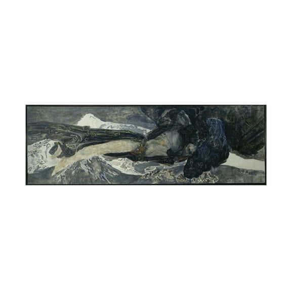 Mikhail Vrubel 'Flying Demon' Canvas Art