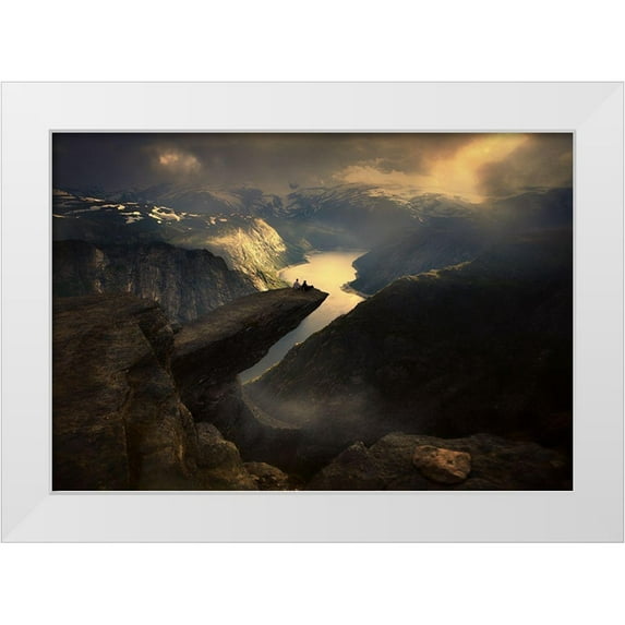 Mikhaliuk, Siarhei 24x18 White Modern Wood Framed Museum Art Print Titled - Extreme People...