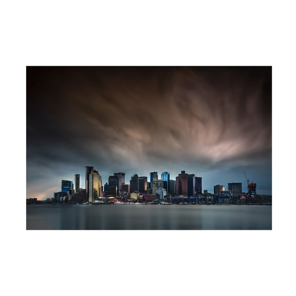 Miki Joven 'Boston Skyline' Canvas Art