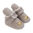 thumbnail image 1 of Mikilon 0-1 Years Kids Cute Plus Velvet Shoes Soft Sole Thicken Warm Snow Boots, 1 of 9