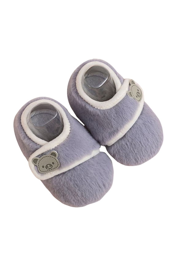 Mikilon 0-24 Months Baby Walking Shoes Kids Soft Sole Slip Knitted Shoes