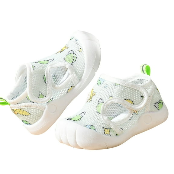 Mikilon 0-4 Years Kids Soft Soled Tennis Shoes Comfortable and Breathable Mesh Slip Shoes