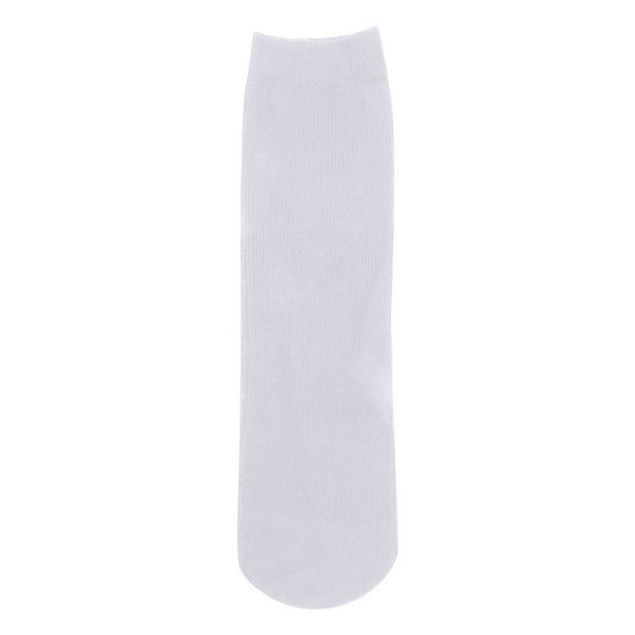 Mikilon 10 Pairs Fiber-thin Elastic Short Socks Solid Color Silk Stockings Comfortable and Breathable Socks