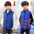 thumbnail image 1 of Mikilon 4-14 Years Boy's and Girl's Heated Vest, Rechargeable Lightweight Heating Vest Warming for Hunting, 1 of 7