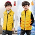 thumbnail image 1 of Mikilon 4-14 Years Boy's and Girl's Heated Vest, Rechargeable Lightweight Heating Vest Warming for Hunting, 1 of 4