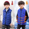 thumbnail image 1 of Mikilon 4-14 Years Boy's and Girl's Heated Vest, Rechargeable Lightweight Heating Vest Warming for Hunting, 1 of 7