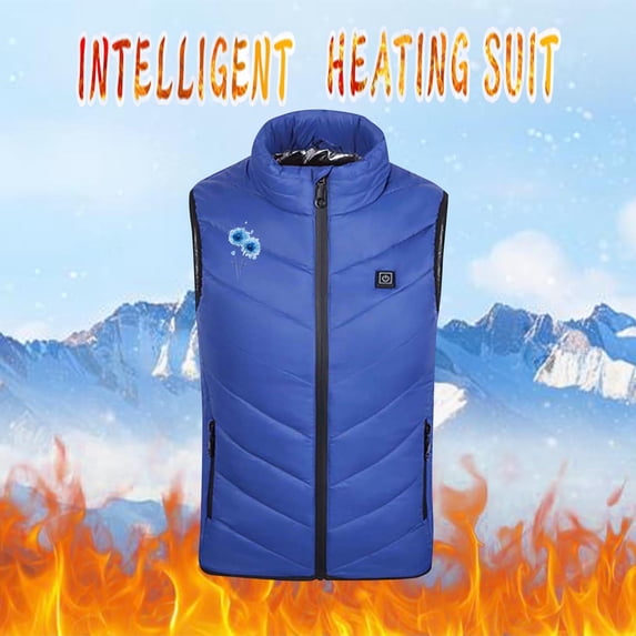 Mikilon 4-14 Years Kids Heated Vest, 3 in 1 Smart Controller, Lights-out Design, Lightweight Heating Vest (Battery Pack Not Included)