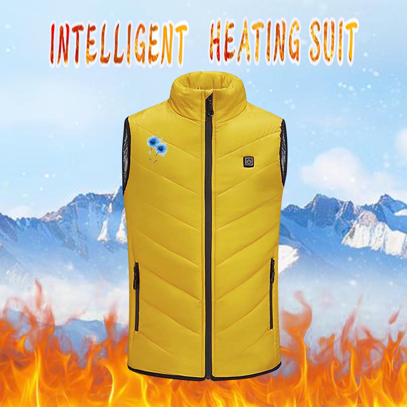 Mikilon 4-14 Years Kids Heated Vest, 3 in 1 Smart Controller, Lights ...