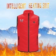 Mikilon 4-14 Years Kids Heated Vest, 3 in 1 Smart Controller, Lights-out Design, Lightweight Heating Vest Battery Pack Not Included