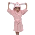 thumbnail image 1 of Mikilon 4-14 Years Kids Hooded Bathrobe Girls Soft Plush Hooded Flannel Pajamas/Sleepwear Boys Spa Robe, 1 of 4