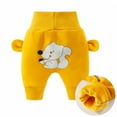 thumbnail image 1 of Mikilon Baby High Waist Warm Pants Size 3-24 Months Cute Graphic Print Belly Butt Pants Winter Thicken Pants, 1 of 3