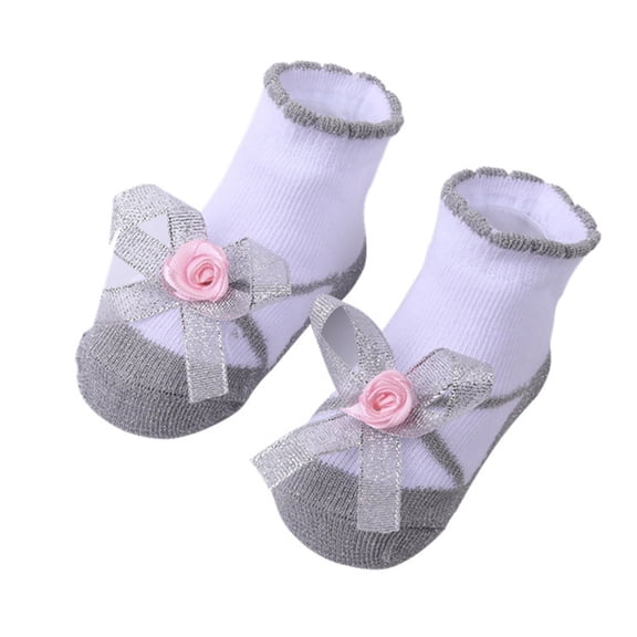 Mikilon Baby Non Slip Grip Cotton Animal Ankle Socks with Non Skid Soles for Newborn Toddler Boy Girl