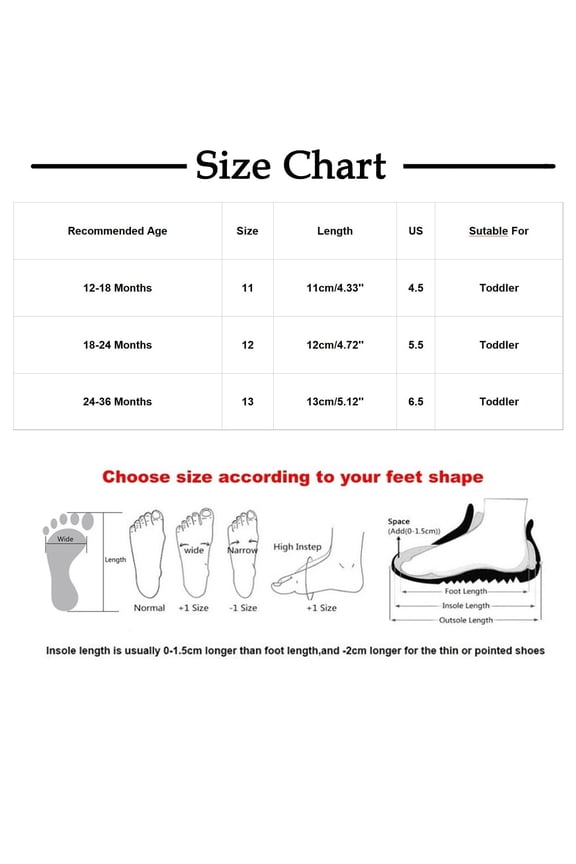 Mikilon Baby Printed Walking Shoes Size 12-24 Months Cute Plus Velvet and Thicken Snow Shoes