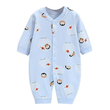 Mikilon Baby Side Snap Onesie Cute Graphic Print Rompers Spring and Summer Comfortable Breathable Rompers Round Neck Short Sleeve Side Drawstring ‌Rompers ,Size 0 Month-9 Months