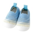 thumbnail image 1 of Mikilon Baby Spring Knitted Shoes Size 6-24 Months Non-slip Breathable Sweatproof Shoes Solid Color Floor Shoes, 1 of 4
