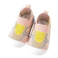 thumbnail image 1 of Mikilon Babys No Slip Floor Shoes Size 4.5-10 Patchwork Color Knitted Soft Bottom Shoes, 1 of 3