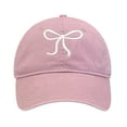 thumbnail image 1 of Mikilon Baseball Caps for Women Fashion Casual Bow Print Versatile Hats Soft-brimmed Adjustable Classic Sun Hats, 1 of 3