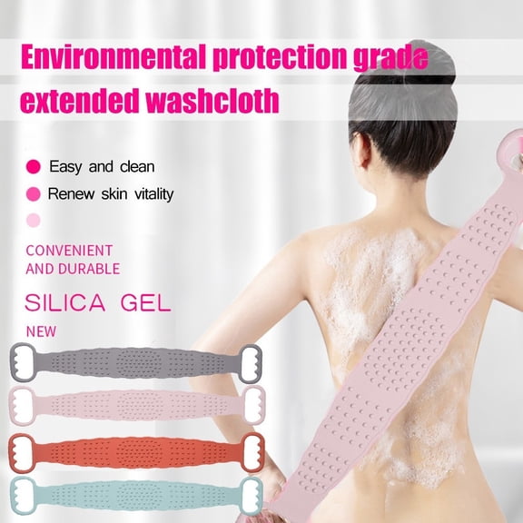 Bath Towels Bath Towel Rub Brush Pull Back Strip Rub Back Belt Bathroom Tools Pink