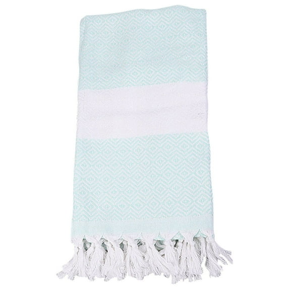 Mikilon Beach Towel, Fringed Turkish Beach Towel, 39x70 Inch, Quick Dry Sand Free Swim Towel for Travel, Swimming Pool, Picnic Multicolor