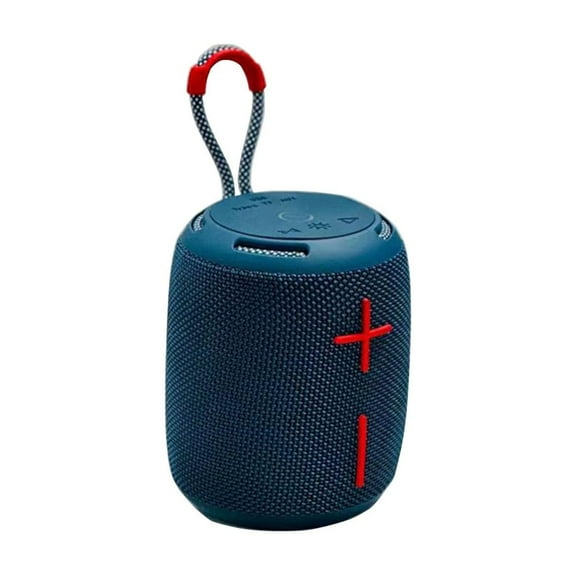 Bluetooth Speaker Enchanting Bluetooth Pendant Speaker Companion for Cycling Hiking with Colorful Lights Card Slot and Wireless Functionality Ideal Backpack Accessory Navy