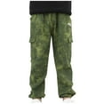 thumbnail image 1 of Mikilon Boys Outdoor Cargo Pants Size 8-13 Years Elastic Waist Baggy Pants Comfortable Baggy Pants with Pockets, 1 of 4