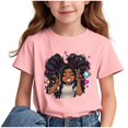 thumbnail image 1 of Fesfesfes Children Casual Versatile Tops for Outdoor Breathable T-shirt with Short Sleeve for Boys Girls School Season Round Neck Short Sleeve Tees(Pink#01A,3 Years), 1 of 7