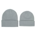 thumbnail image 1 of Mikilon Children Solid Color Elastic Knitted Hats Windproof Comfortable Warm Hats Winter Outdoor Versatile Hats, 1 of 2